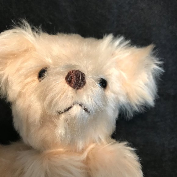 PAW Hand Crafted Collector's Mohair 10" Teddy Bear - Picture 5 of 9